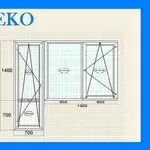 ОКНА STEKO БАЛКОННЫЕ