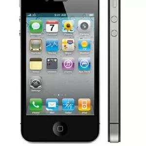 iPhone 4 32Gb. Neverlock,  в упаковке.Новые. Цвет: черный 