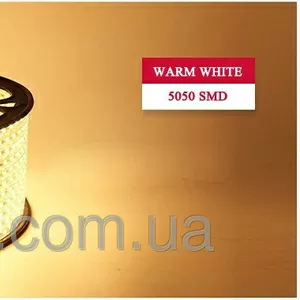 Светодиодная лента ULS-5050-60LED/m теплый белый