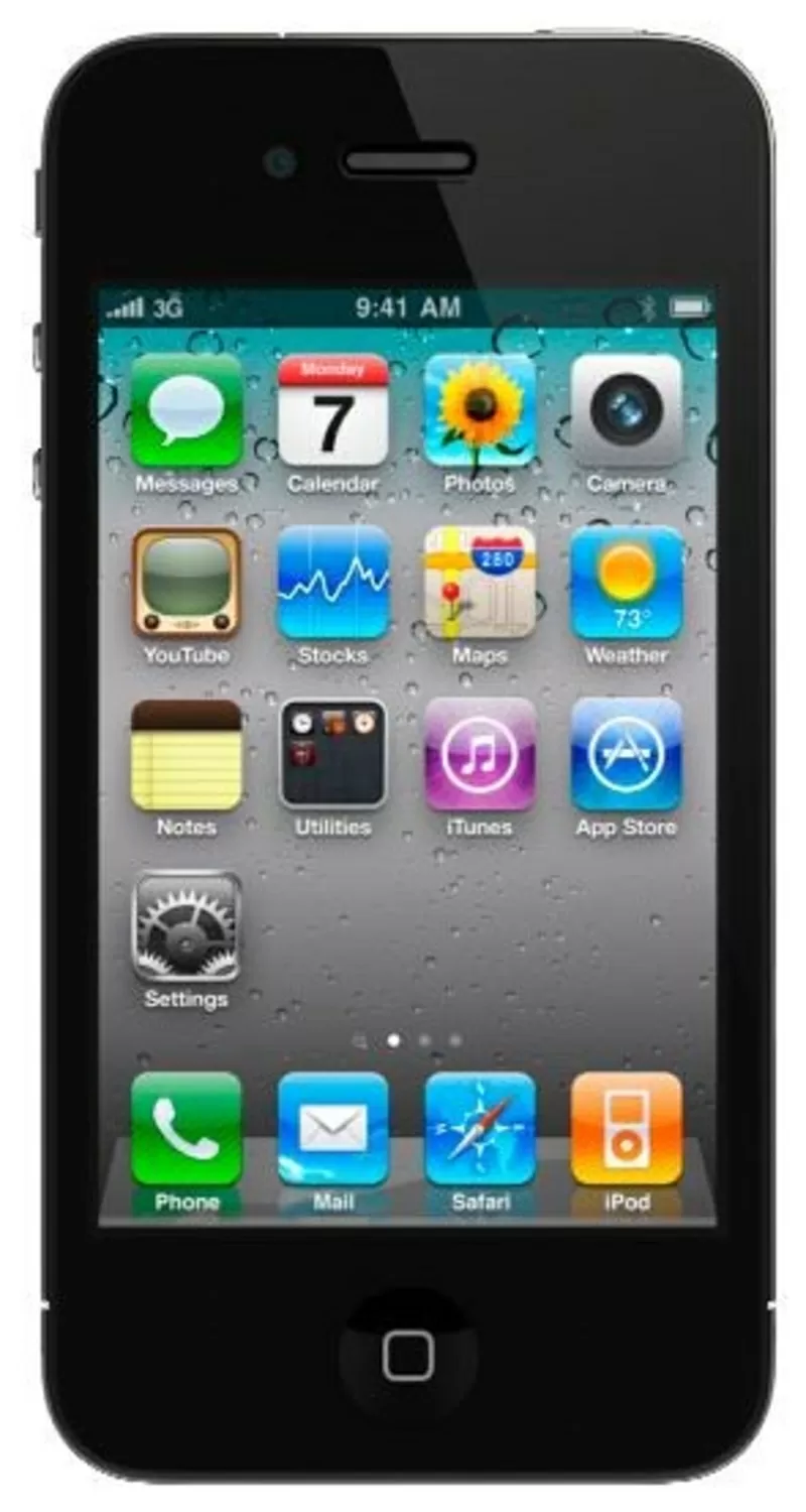 iPhone 4 32Gb. Neverlock,  в упаковке.Новые. Цвет: черный  2