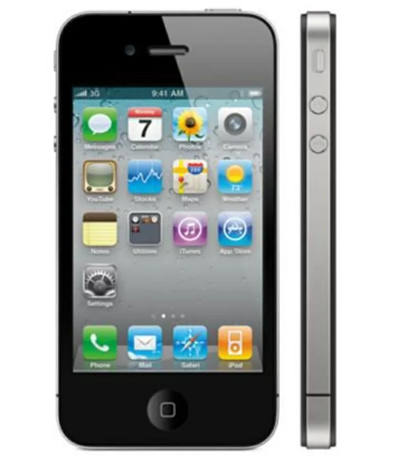 iPhone 4 32Gb. Neverlock,  в упаковке.Новые. Цвет: черный 
