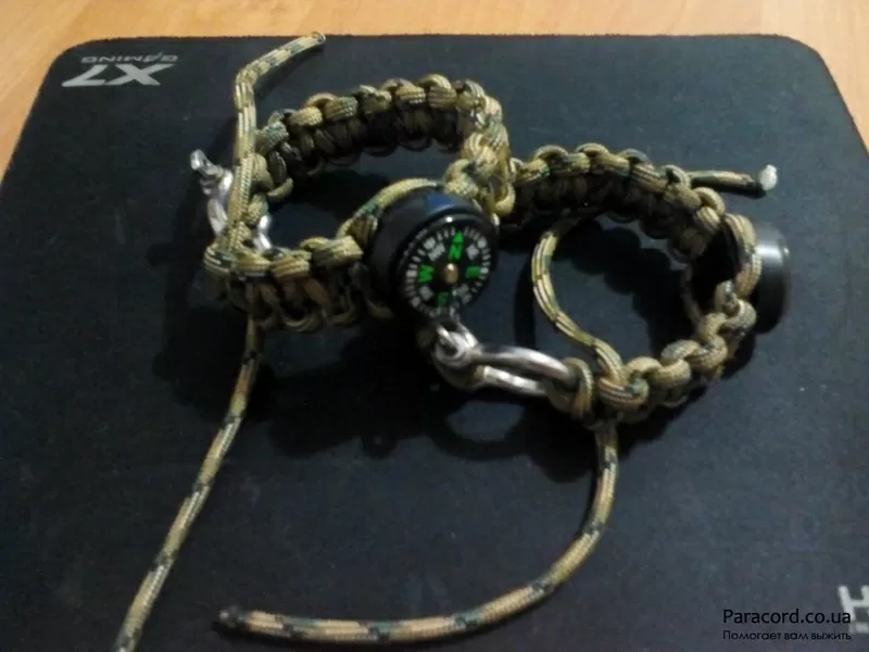 Продам браслеты выживания из Паракорда (Paracord-550).Плетем под заказ 7