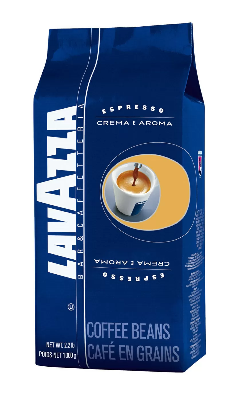 Кофе  Lavazza Crema e Aroma (blue). Опт от 6 кг