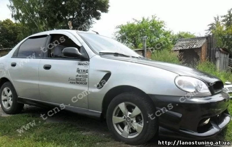 Пороги ЗАЗ Daewoo Lanos / Sens (накладки) 4