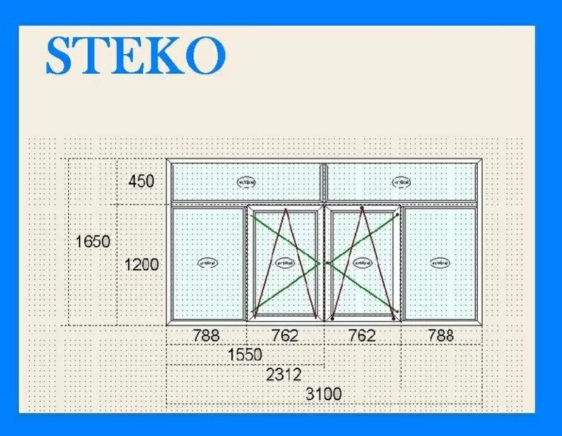 Металлопластиковые окна Steko. 6