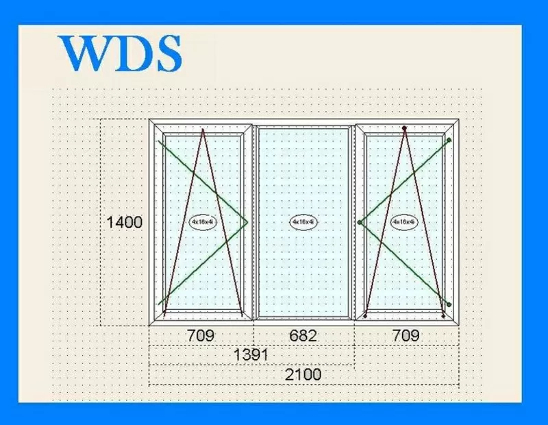 Металлопластиковые окна WDS 3